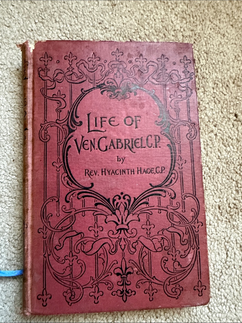 Vintage Cream Book Page with Centered Copyright Text